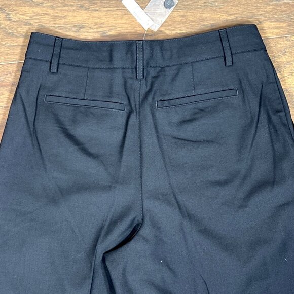 MADEWELL The Harlow Super-Wide Leg Trouser Black Sz 4 NWT - Picture 5 of 8